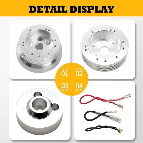 5 & 6 Hole Billet Steering Wheel Hub Adapter A01-56P in Saudi Arabia