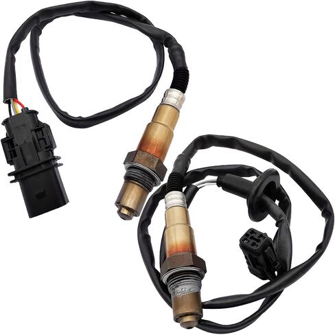 2Pcs 234-5083 234-4550 Upstream Downstream Oxygen O2 Sensor Replacement for Hyundai Elantra 1.8L L4 2011-2014 2.0L L4 2014 Except California Emission 39210-2E200 39210-2E500 in Saudi Arabia