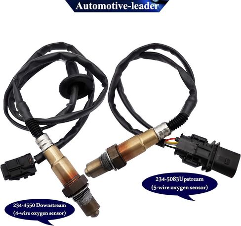 2Pcs 234-5083 234-4550 Upstream Downstream Oxygen O2 Sensor Replacement for Hyundai Elantra 1.8L L4 2011-2014 2.0L L4 2014 Except California Emission 39210-2E200 39210-2E500 in Saudi Arabia