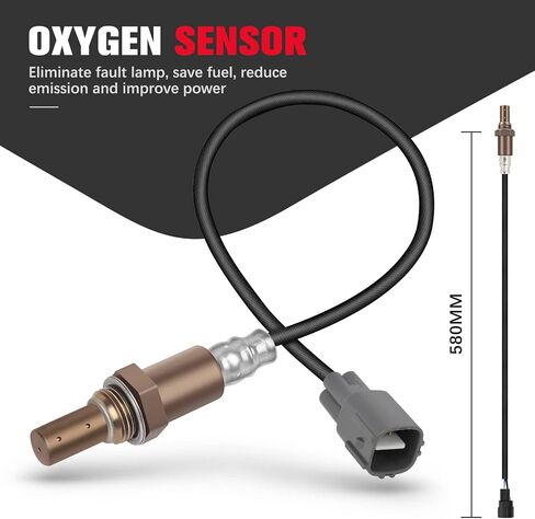نسبة الوقود الجوي Oxygen O2 مستشعر 234-9009 المتوافق مع Toyota Highlander Camry Avalon Sienna من أجل لكزس Rx300 ES300 ، استبدال 250-54054 ، Bank 1 Sensor 2 ، 1998-2003 in Saudi Arabia