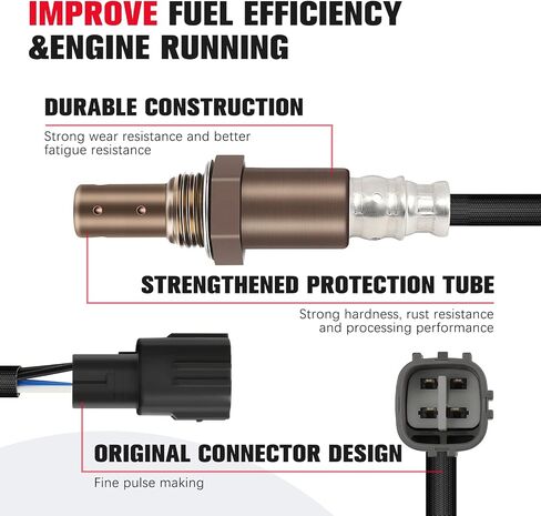 نسبة الوقود الجوي Oxygen O2 مستشعر 234-9009 المتوافق مع Toyota Highlander Camry Avalon Sienna من أجل لكزس Rx300 ES300 ، استبدال 250-54054 ، Bank 1 Sensor 2 ، 1998-2003 in Saudi Arabia