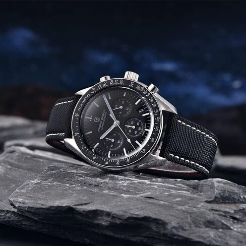 Haiqin Pagani Design 1701 Men's Watches اليابانية VK63 حركة الكوارتز من الفولاذ المقاوم للصدأ in Kuwait