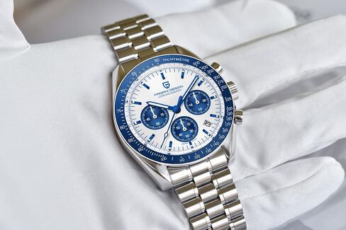 Haiqin Pagani Design 1701 Men's Watches اليابانية VK63 حركة الكوارتز من الفولاذ المقاوم للصدأ in Kuwait