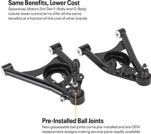1982-92 3rd Gen Camaro and G-Body Tubular Lower Control Arm Kit in Saudi Arabia