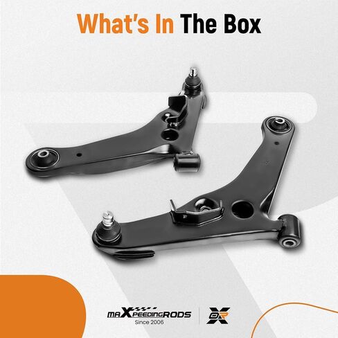 maXpeedingrods 2Pcs Front Lower Control Arm w/Ball Joint for Mitsubishi Outlander 2003 2004 2005 2006, RK620546 RK620547 in Saudi Arabia
