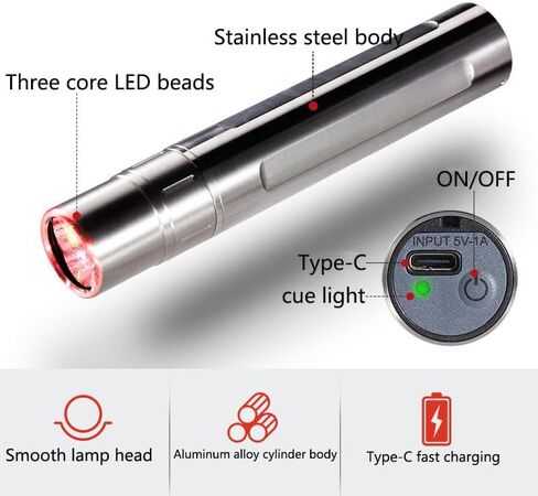 Infrared and red Light Therapy Sticks, Used to Improve Joint and Muscle Pain, Portable Near-Infrared Light Therapy for The Body and face, Handheld red Light Therapy Device in Saudi Arabia