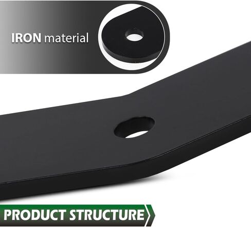 GRAND ORANGE 2" Shackle Relocation Lift Kit, Front and Rear, Compatible with Jeep Wrangler YJ 4WD 2WD 1987-1995, 4Pcs Black 2 Inch Shackle Leveling Lift Kit in Saudi Arabia