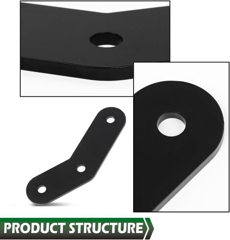 GRAND ORANGE 2" Shackle Relocation Lift Kit, Front and Rear, Compatible with Jeep Wrangler YJ 4WD 2WD 1987-1995, 4Pcs Black 2 Inch Shackle Leveling Lift Kit in Saudi Arabia