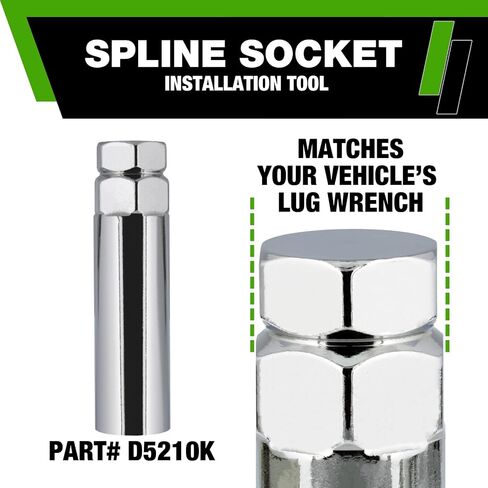 DPAccessories Lug Nuts متوافقة مع 2012-2017 Toyota Camry | Chrome OEM نمط | عجلات المصنع الألمنيوم فقط | مجموعة من 20 عجلة المكسرات | DTOCAM05F-CH/1 in Kuwait