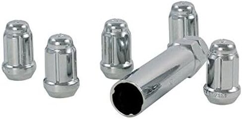 Gorilla Automotive 21631SDB5 12mm × 1.50 حجم الخيط chrome الانتهاء من قفل عجلة قطر صغير ، (حزمة 5) in Saudi Arabia