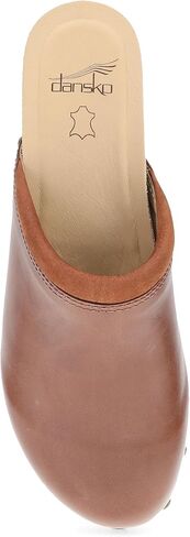Dansko Andie Women’s Handcrafted Mule Clogs – Artisan Wood Sole Slip-On Shoes with Memory Foam Insole – Made in Brazil in Saudi Arabia