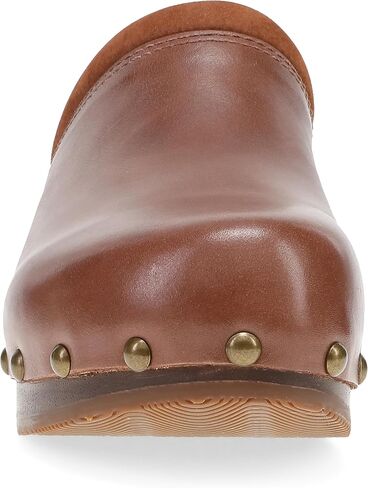 Dansko Andie Women’s Handcrafted Mule Clogs – Artisan Wood Sole Slip-On Shoes with Memory Foam Insole – Made in Brazil in Saudi Arabia