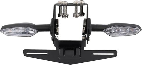 Tail Tidy Kit for Ninja400 Z400 Ninja 250 Ninja 500 2018-2025 Fender Eliminator Kit حامل لوحة ترخيص قابلة للطي مجهز ، مصباح ترخيص ، مصابيح الإشارة للركوب والتشغيل (الدخان) in Kuwait