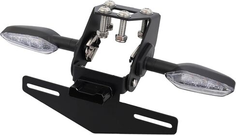Tail Tidy Kit for Ninja400 Z400 Ninja 250 Ninja 500 2018-2025 Fender Eliminator Kit حامل لوحة ترخيص قابلة للطي مجهز ، مصباح ترخيص ، مصابيح الإشارة للركوب والتشغيل (الدخان) in Kuwait