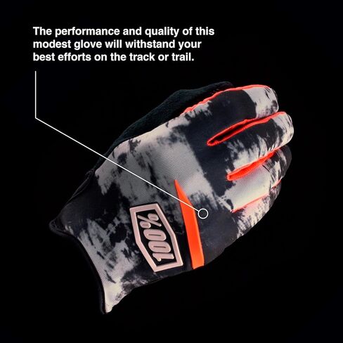 100% Ridecamp Gloves - Motocross & Mountain Biking - Lightweight Riding Gloves for Men & Women - Navy, X-Large in Saudi Arabia