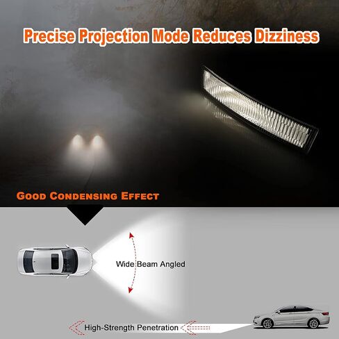 Nixon Offroad Fog Light Light for 2003-2006 Scion XB ، OEM Pumper Driving Lights Lights Lamps Placems ، 2 PCS Lens in Kuwait