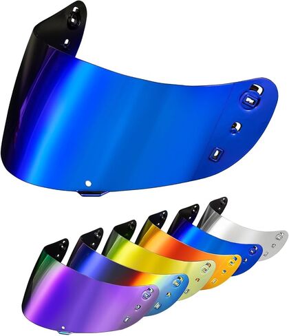 Icon Airflite Ic-04 Visor Motorcycle Helmet Tinted Visor Face Shield Replacement for Ic04 (Photochromic) in Kuwait