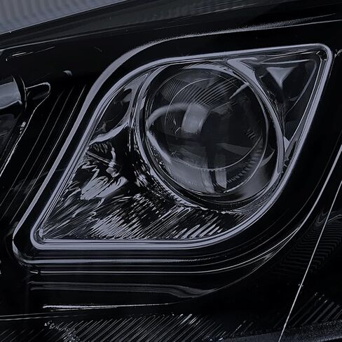 SPEC-D TUNING JDM Glossy Black Smoke LED Projector Headlights Compatible with 2007-2011 Honda CR-V, Left + Right Pair Headlamps Assembly in Saudi Arabia