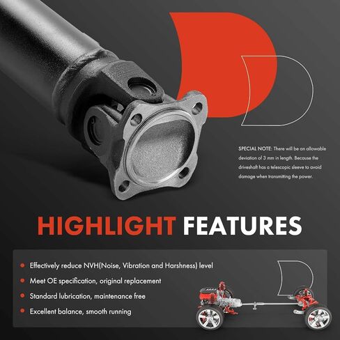 A-Premium Rear Complete Drive Shaft Prop Shaft Driveshaft Assembly Compatible with Honda CR-V CRV 2017-2022, Replace# 40100TLAA03 in Saudi Arabia