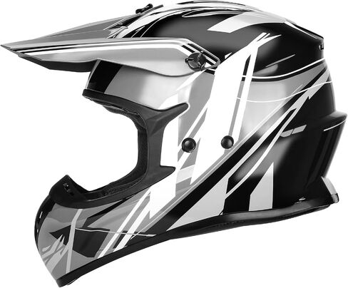 DOT Off Road Dirt Bike Motocross Helmet for Adults Men and Women, Dual Sport Full Face Motorcycle Helmet, ATV MX BMX Offroad Dirtbike Riding Helmet, DOT Approved in Kuwait