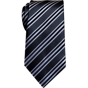 Retreez Preppy Regimental Striped Woven Microfiber 3.15" Men's Tie - 6 Colors