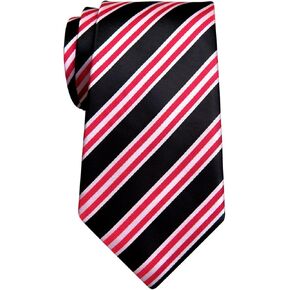 Retreez Preppy Regimental Striped Woven Microfiber 3.15" Men's Tie - 6 Colors