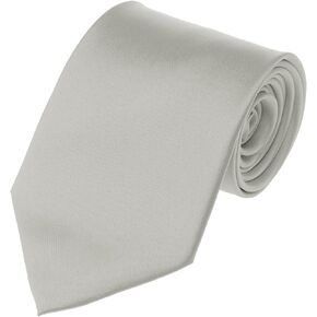 Men's Solid Color Polyester Tie PS00