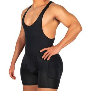 NonEcho Men Shapewear Full Body Shaper Slimming Bodysuit Padded Briefs Boxer Underwear