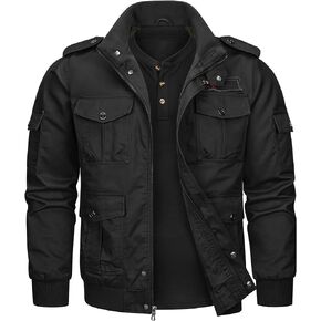 سترات MAGNIVIT للرجال من القطن خفيفة الوزن ومتعددة الجيوب مقاومة للرياح وسترة عسكرية سترة واقية من الرياح in Kuwait