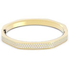 Dextera Crystal Bangle Bracelet Jewelry Collection, Gold Tone Finish