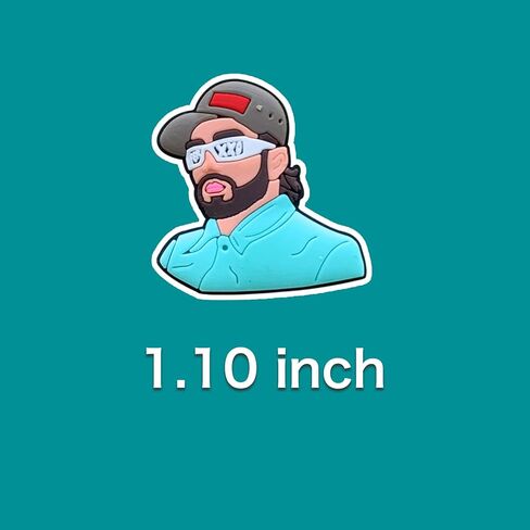 15Pcs Singer Charms for Teen Adults, Latina Rapper Singer Shoe Charms for Clogs Sandals Decoration in Kuwait