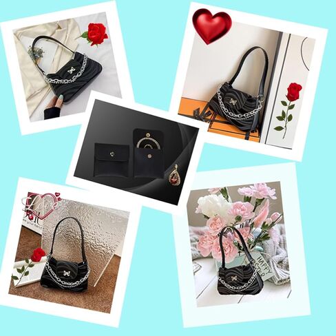 حقيبة كتف للنساء من مويكسولي، حقائب يد من الجلد الصناعي مع حقائب مجوهرات صغيرة حقيبة ماسنجر للنساء in Kuwait