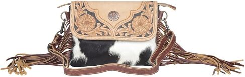 Myra Bag Coral Paz Hand-Tooled Bag S-4381 in Saudi Arabia