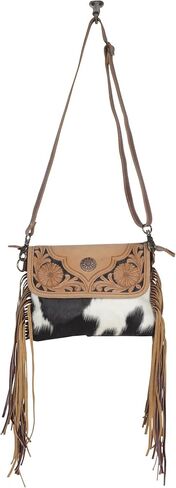 Myra Bag Coral Paz Hand-Tooled Bag S-4381 in Saudi Arabia