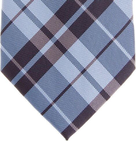 Retreez Preppy Plaid Check Woven Microfiber 3.15" Men's Tie - Various Color in Saudi Arabia