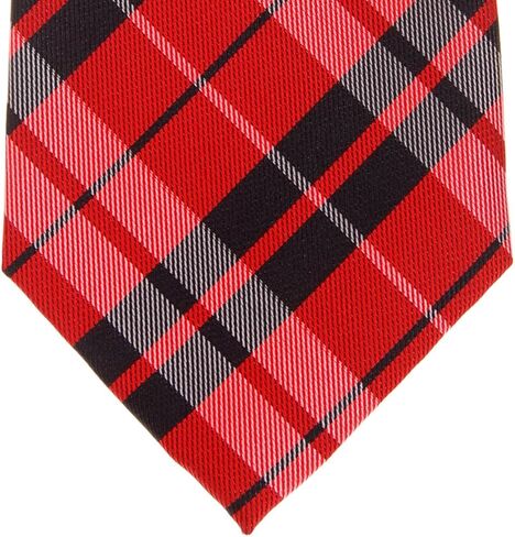 Retreez Preppy Plaid Check Woven Microfiber 3.15" Men's Tie - Various Color in Saudi Arabia
