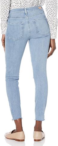 PAIGE Women's Hoxton Ankle expossed Button Fly high Rise Skinny Leg in Paolina Destructed with Rugged Hem, 31 in Saudi Arabia