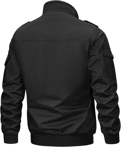 سترات MAGNIVIT للرجال من القطن خفيفة الوزن ومتعددة الجيوب مقاومة للرياح وسترة عسكرية سترة واقية من الرياح in Kuwait