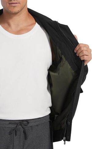 سترات MAGNIVIT للرجال من القطن خفيفة الوزن ومتعددة الجيوب مقاومة للرياح وسترة عسكرية سترة واقية من الرياح in Kuwait