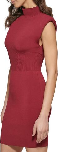 Women's Knit Mock Neck Dress in Saudi Arabia