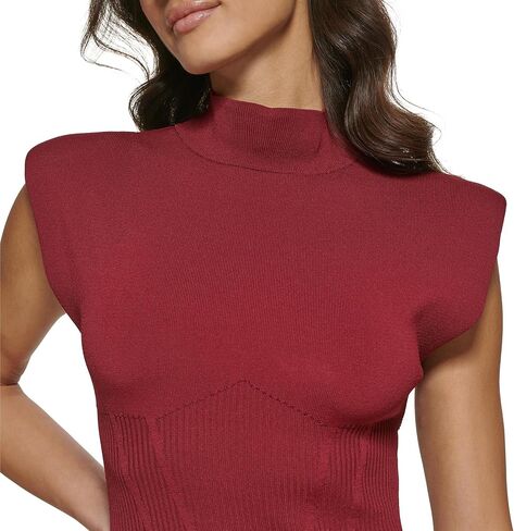 Women's Knit Mock Neck Dress in Saudi Arabia