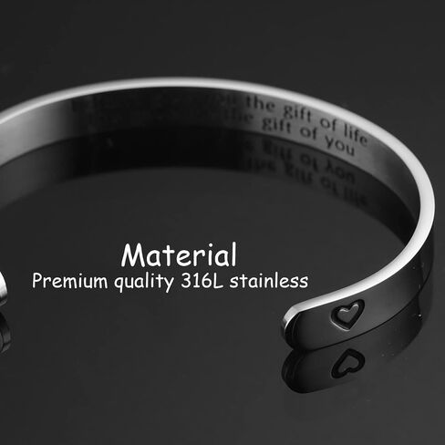 Step Daughter Gifts From Stepmom Stepdad For Women Men Ornament Stepdaughter Stepson Jewelry in Saudi Arabia