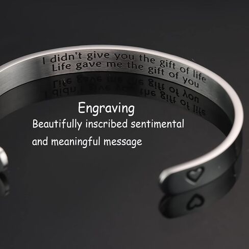 Step Daughter Gifts From Stepmom Stepdad For Women Men Ornament Stepdaughter Stepson Jewelry in Saudi Arabia