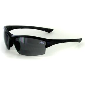 Aloha Eyewear "Stone Creek MX1 نظارة شمسية رياضية للقراءة ثنائية البؤرة للرجال (أسود ماسي +1.50) in Kuwait