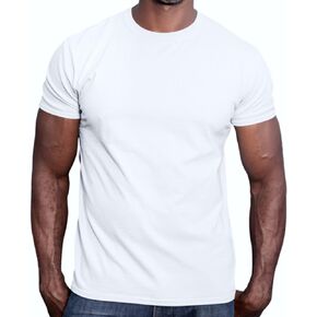 Men's T-Shirt - Modern Fitted Essential Blanks Soft Stylish Crewneck Short Sleeve Tees for Guys