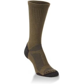 Hiwassee Trading Co. Lightweight UltraSpun Tech Crew Sock, Olive/Coyote, Men's Size 12+ (3 Pack), Olive/Coyote, XL in Kuwait