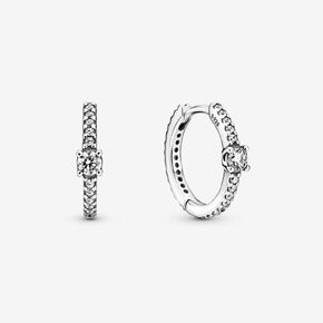 Nbsameng 925 Sterling Silver Hoop Earring, Holiday Gift for Women Girls and Friends