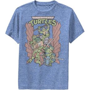 Nickelodeon Teenage Mutant Ninja Turtles 90s TMNT Boys Short Sleeve Tee Shirt