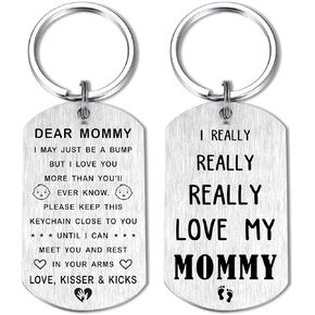 First Time Mom Gifts, Mommy to Be Keychain, New Pregnancy Gifts for Expecting Mom, Mothers Day Gifts for New Mama, Soon to be Mom Present