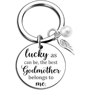 Godmother Gift Mothers Day Gifts Godmother Proposal Unique Keychain Godparents Gifts Birthday Christmas Appreciation Gifts From Godchild Godson Goddaughter Will You Be My Godmother